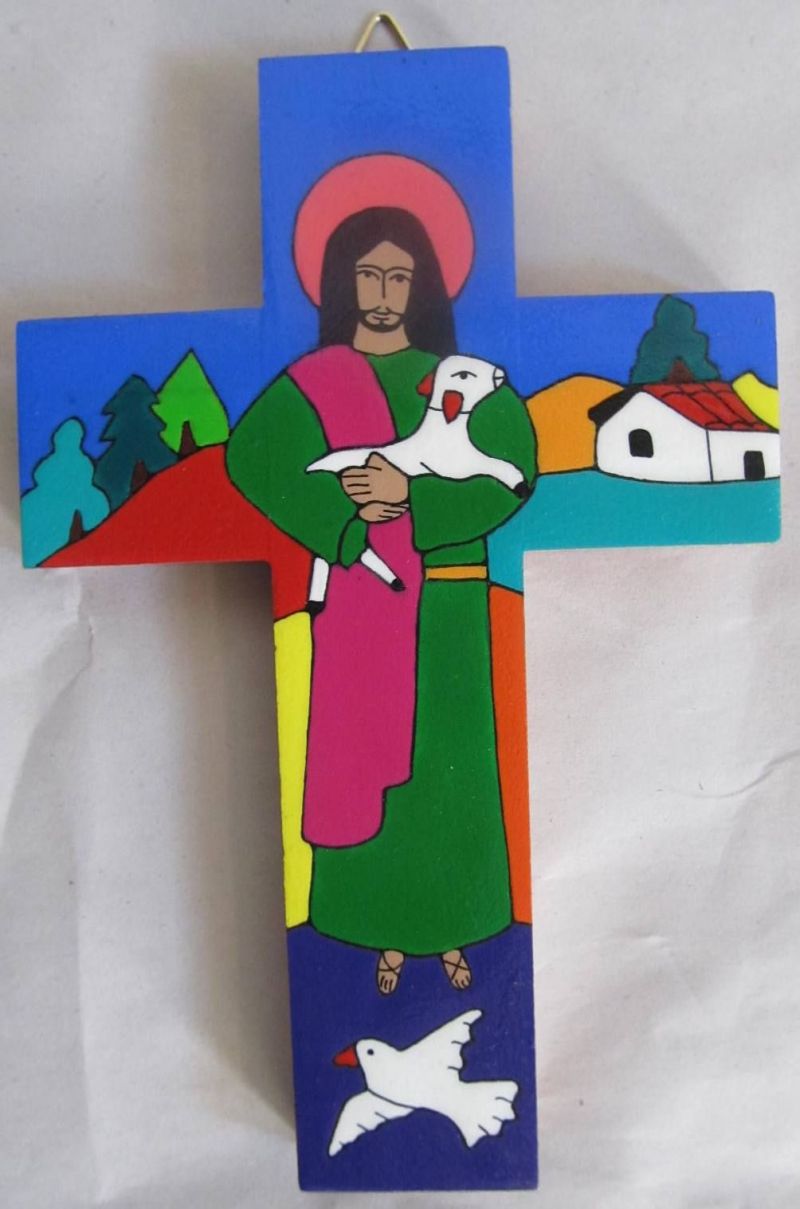 Jesus & the Lamb Cross