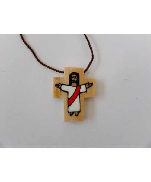 jesus ascension cross necklace